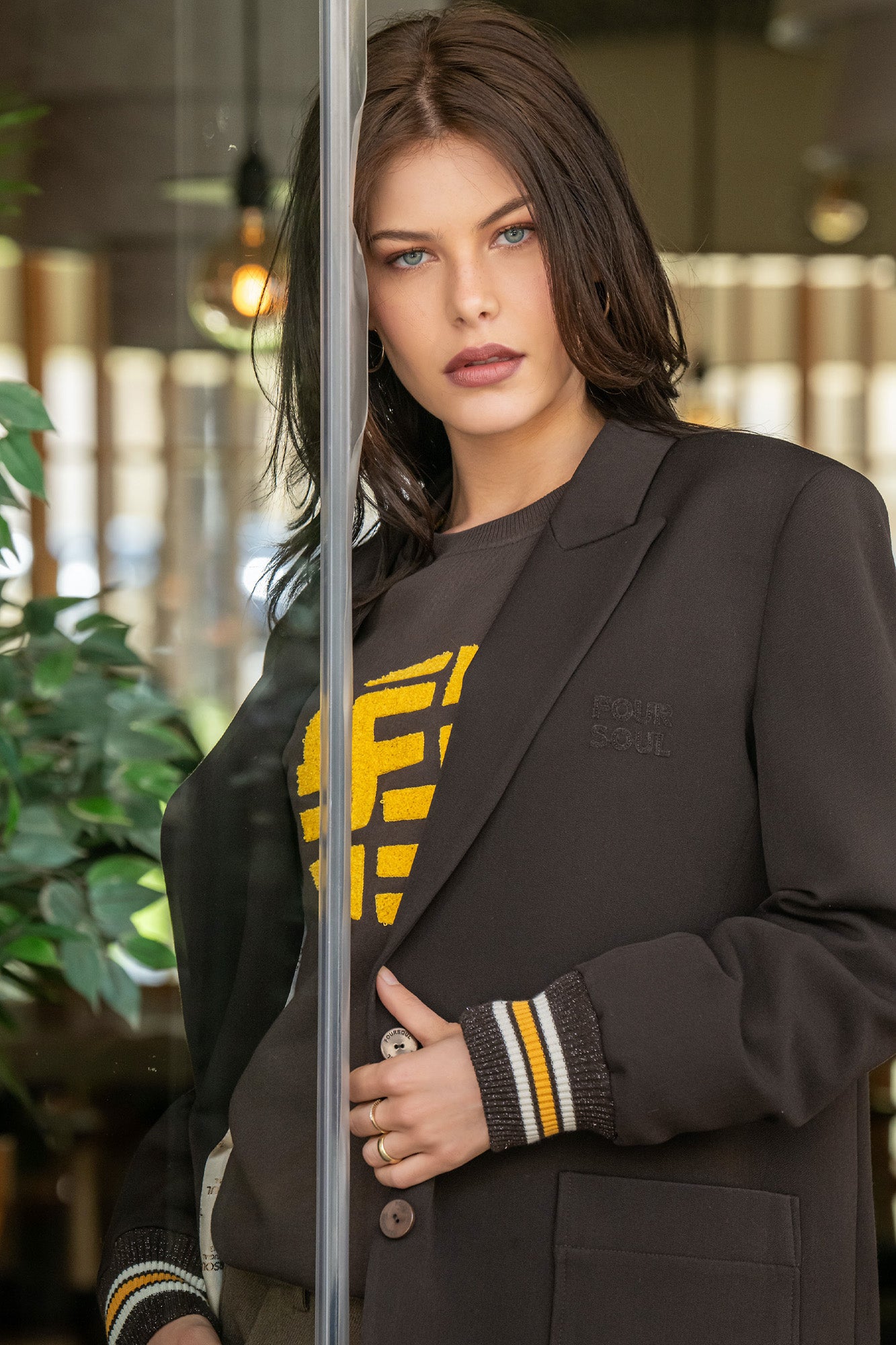 BLAZER COM TIRA RECTA