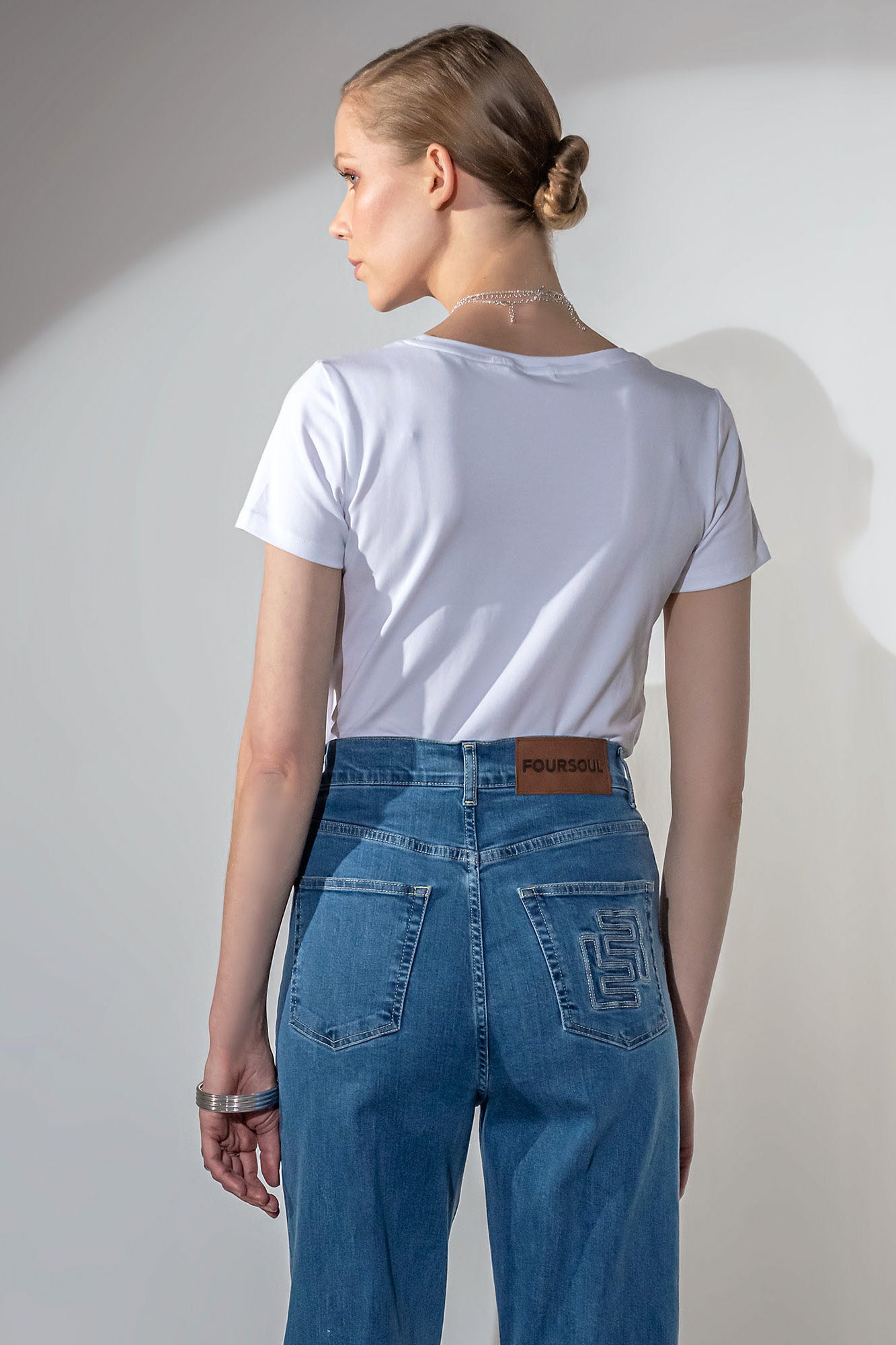 CALÇA DENIM WIDE LEG