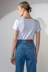 CALÇA DENIM WIDE LEG