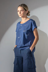 T-SHIRT MALHA DENIM