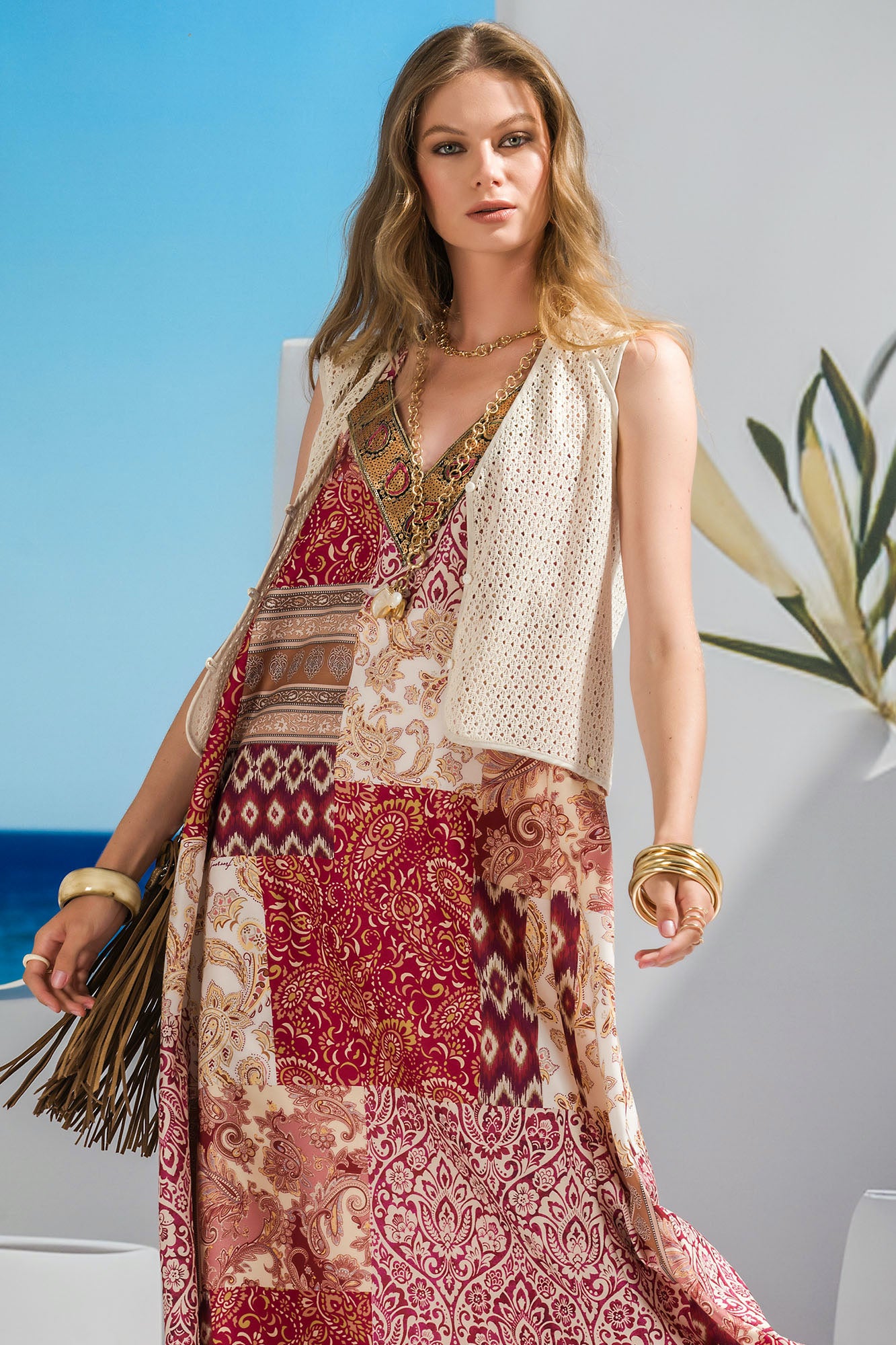 GILET AU CROCHET