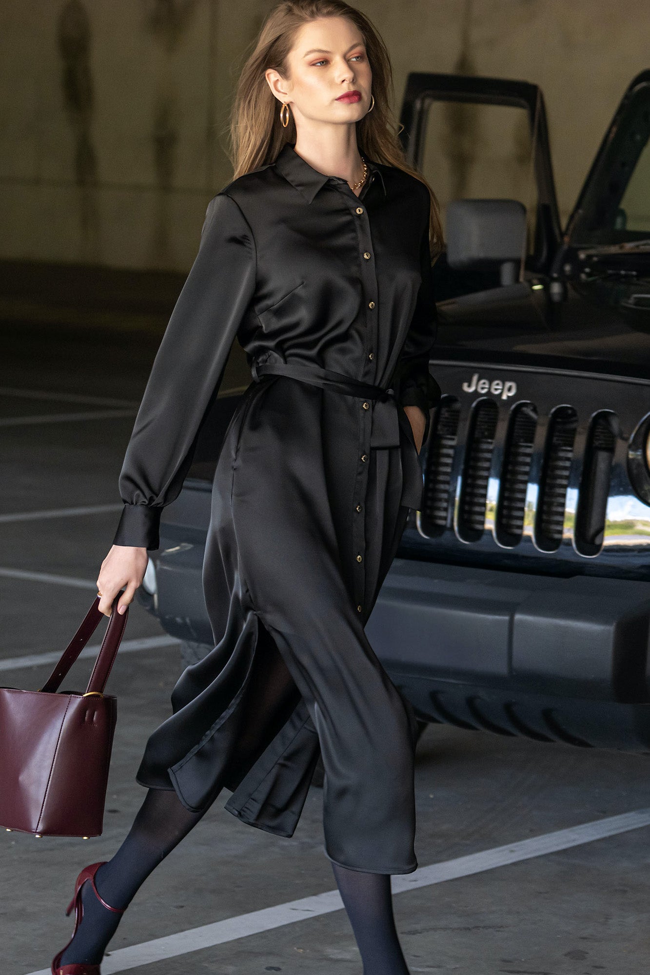 robe en satin