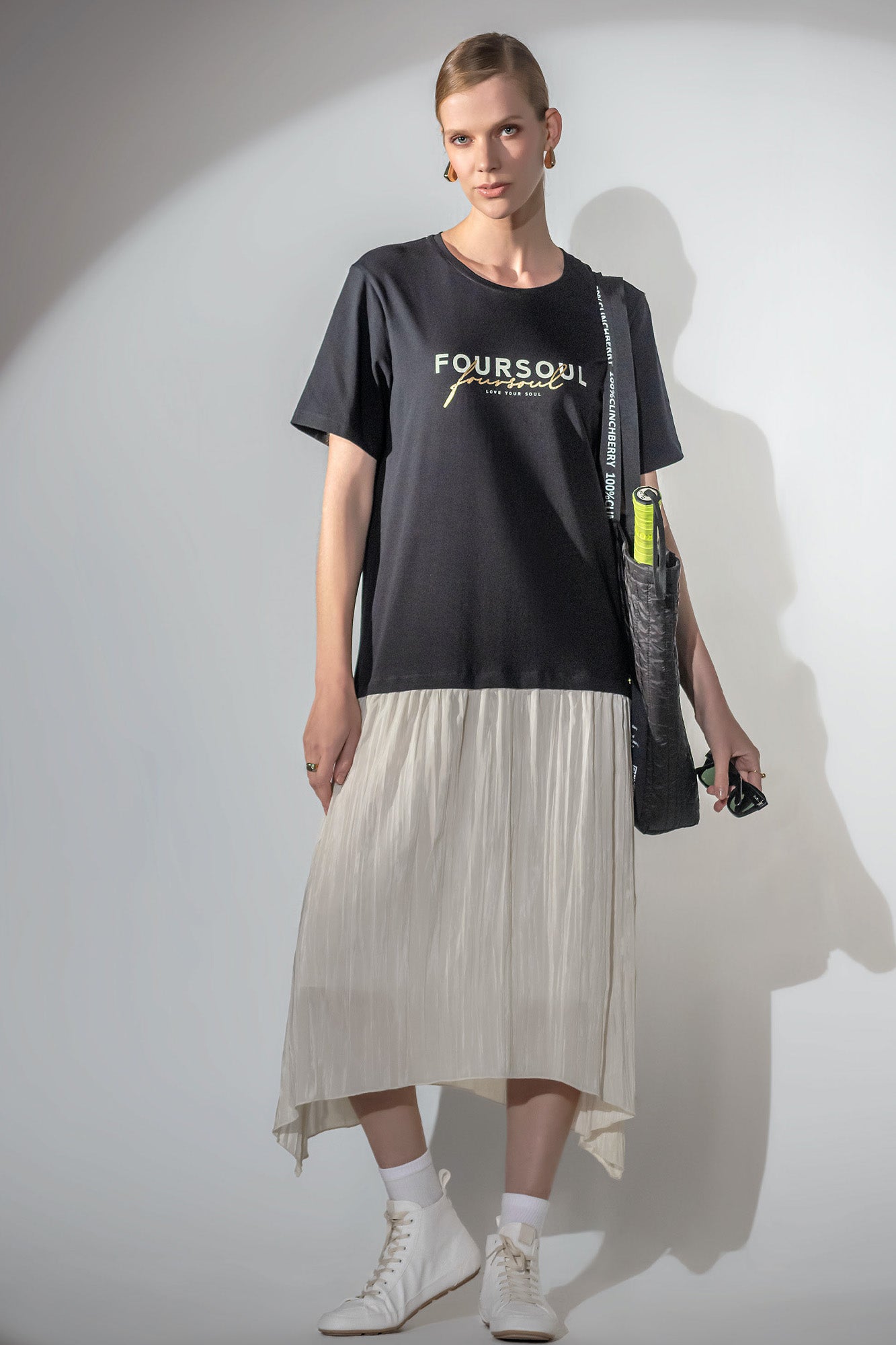 ROBE EN MAILLE T-SHIRT