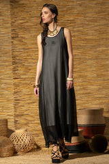 VESTIDO MALHA COM TRANSPARENCIA