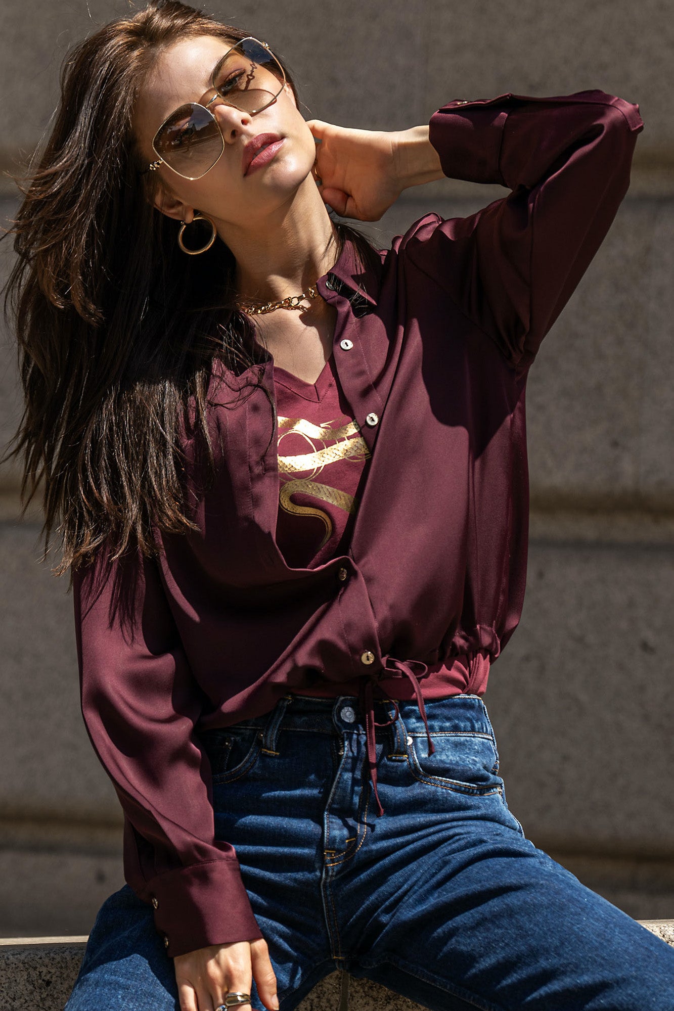 CHEMISE AVEC RÉGLAGES
