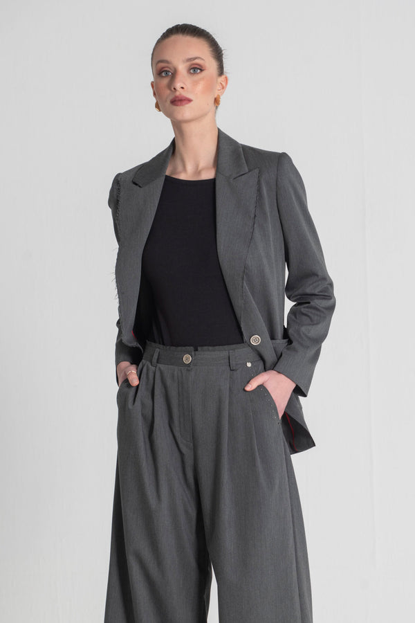 BLAZER TECIDO COM TRANSFER