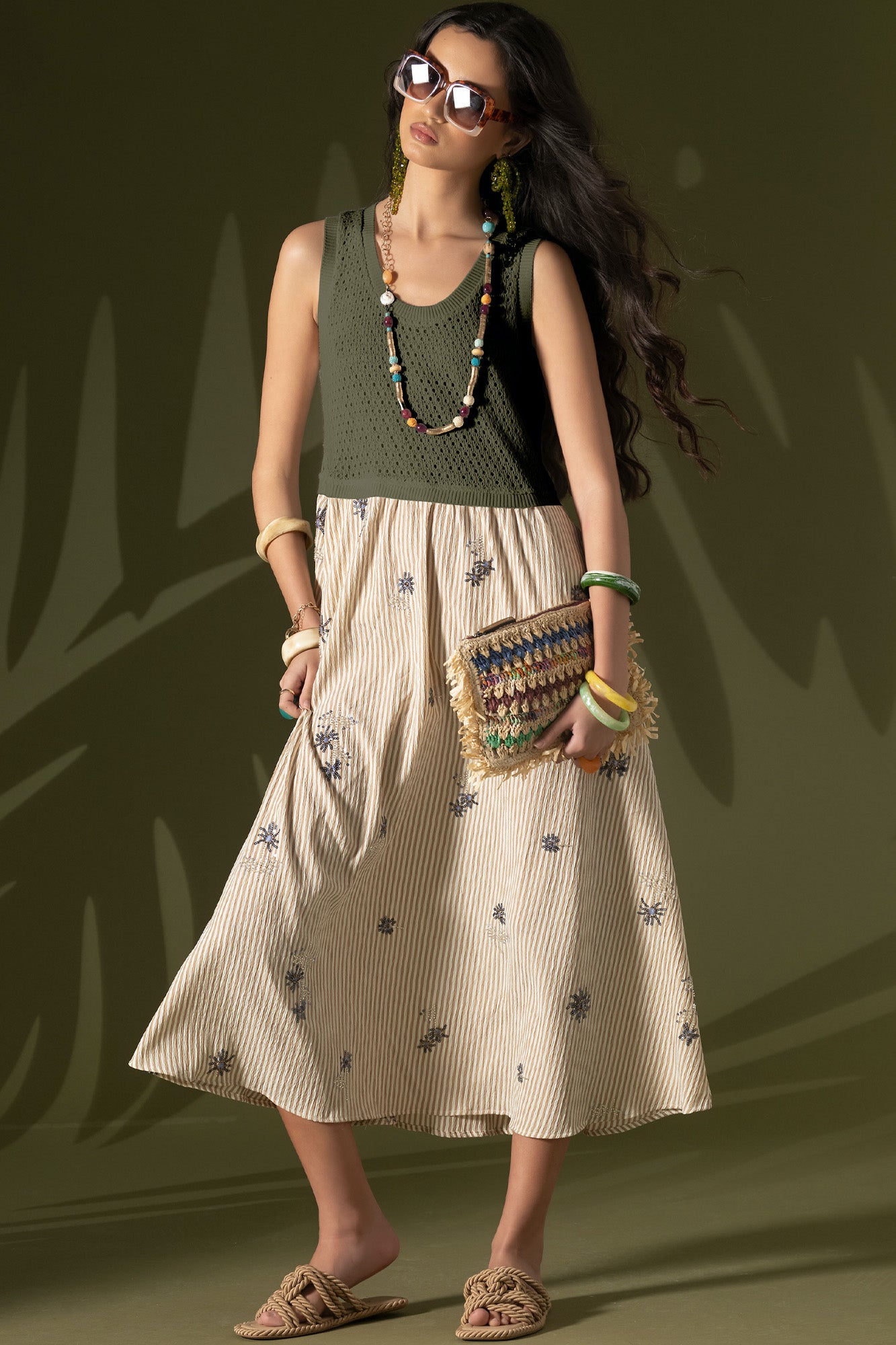VESTIDO PLISSADO