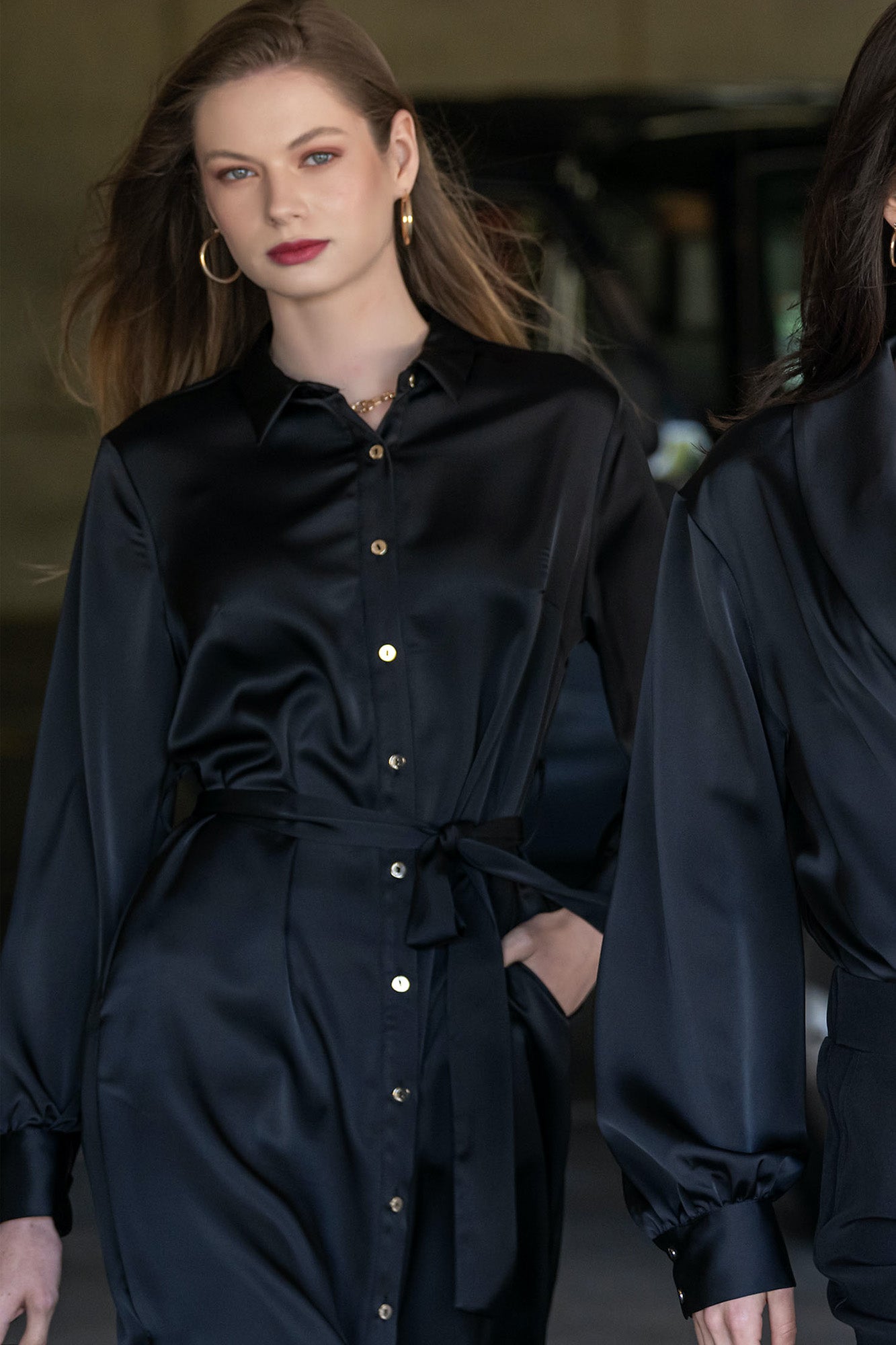 robe en satin
