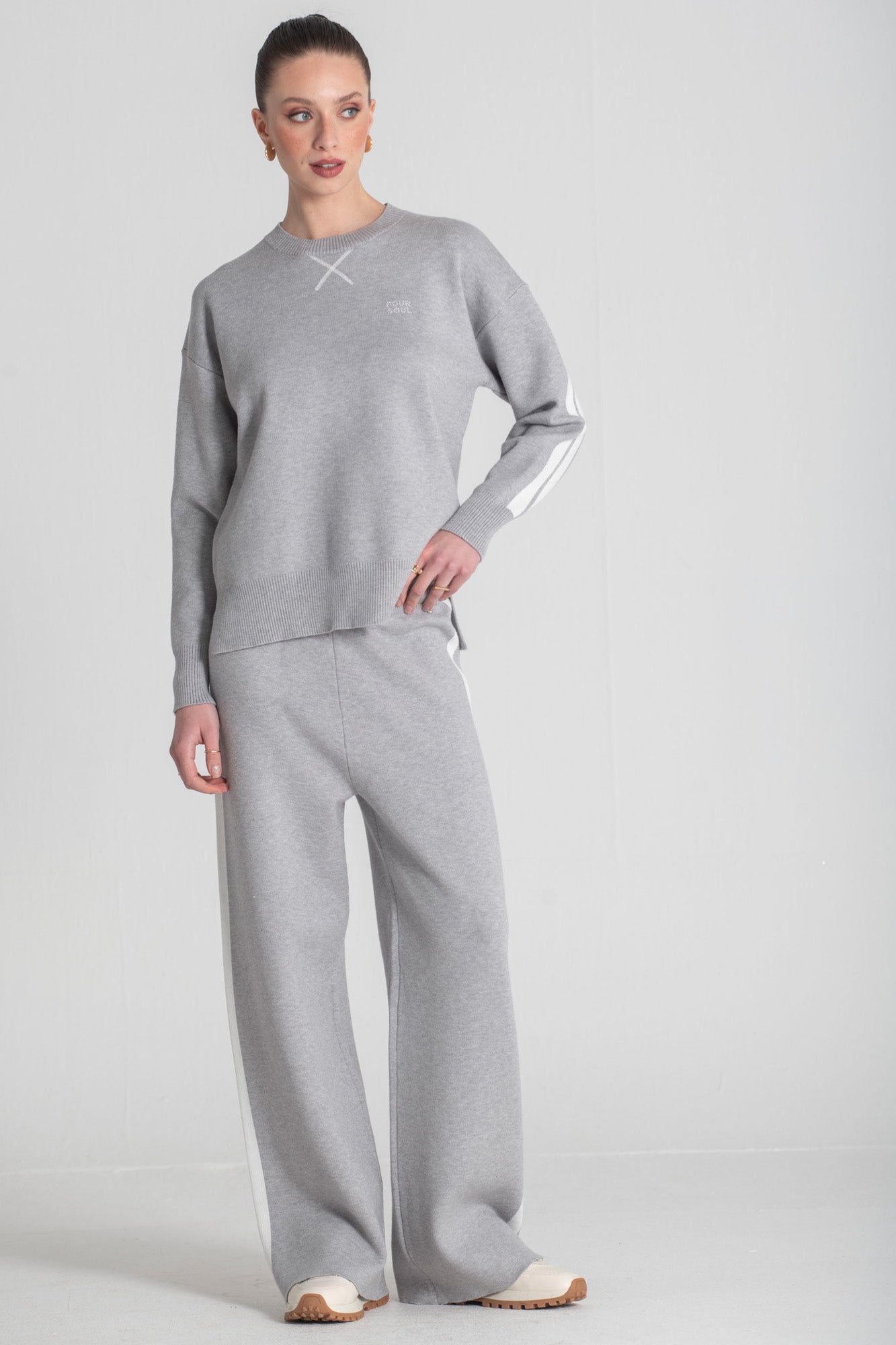 PANTALON DE SURVÊTEMENT EN MAILLE