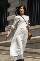 VESTIDO CURTO COM RENDA