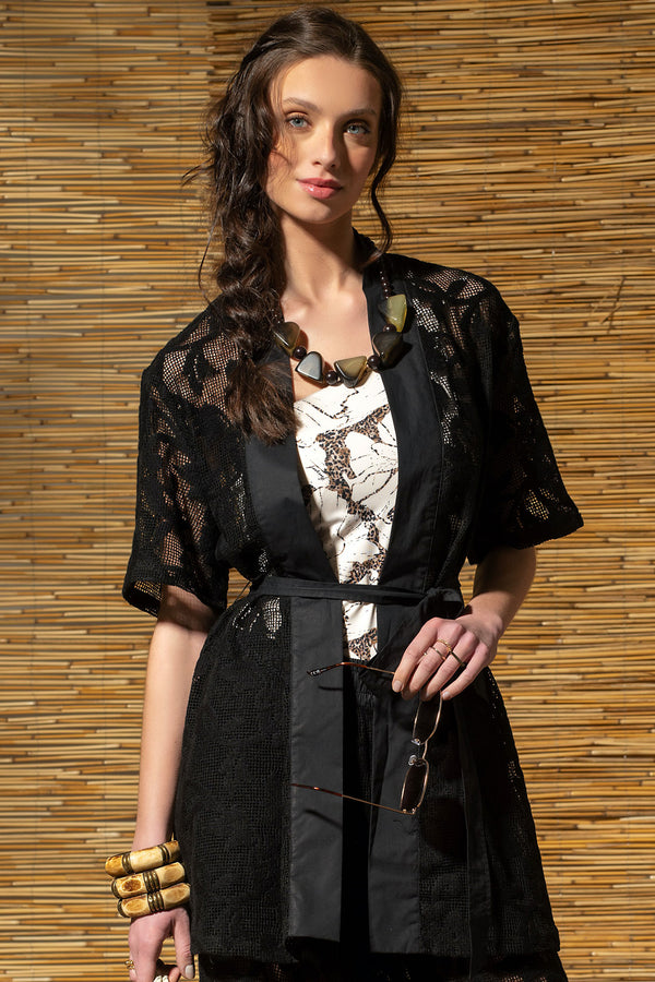 KIMONO MALHA CROCHET