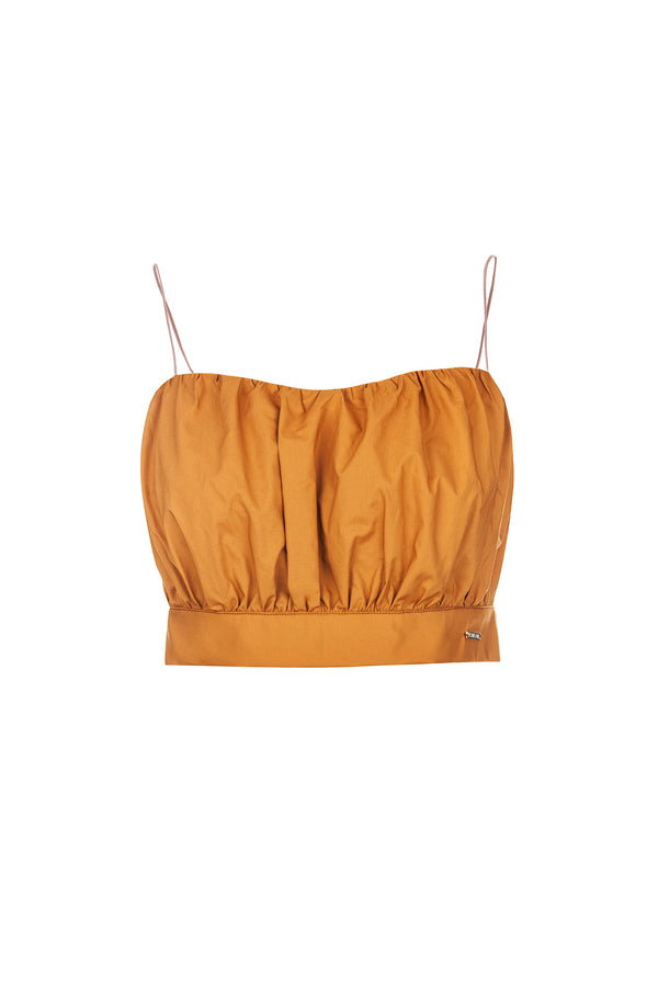 POPLIN CROP TOP