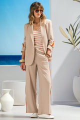 CALÇA COM BARRA LATERAL