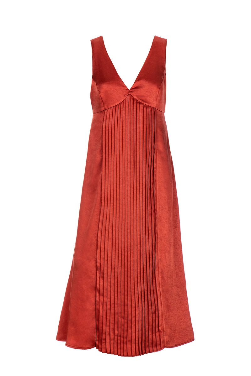 PLEATED DRES