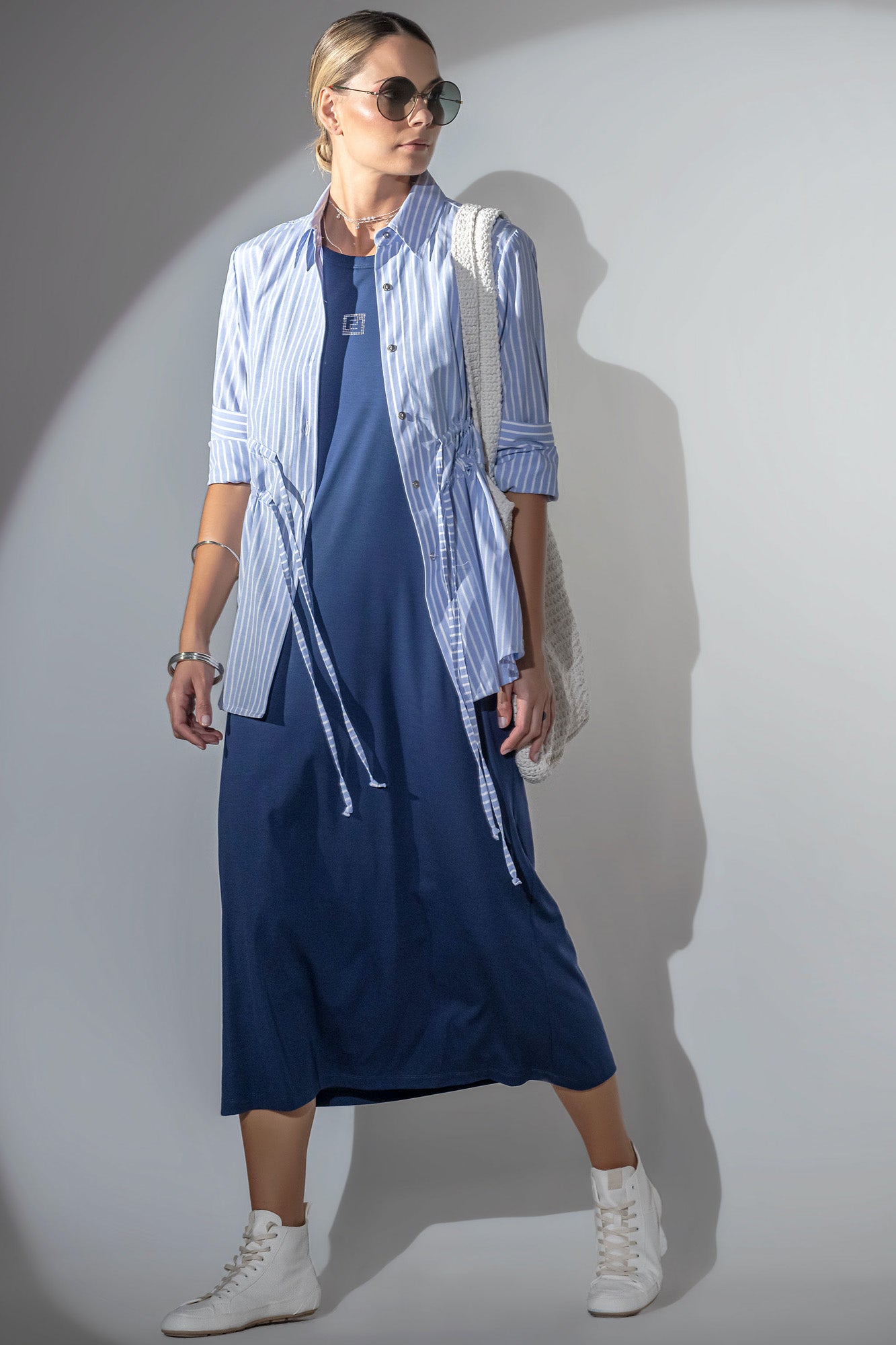ROBE TUBE EN MAILLE