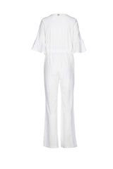 BRODERIE ANGLAISE KNIT JUMPSUIT