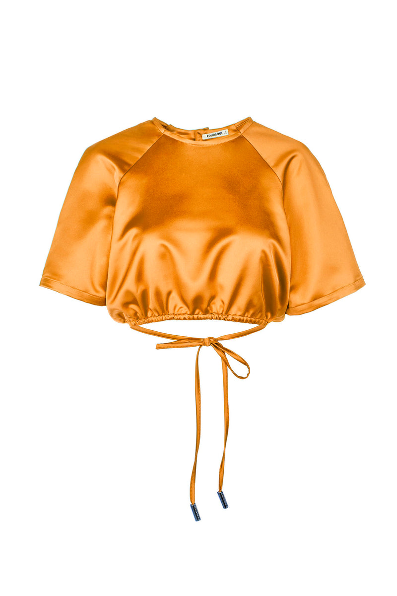 SATIN CROP TOP