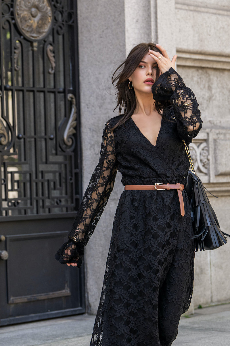 VESTIDO COMPRIDO RENDA