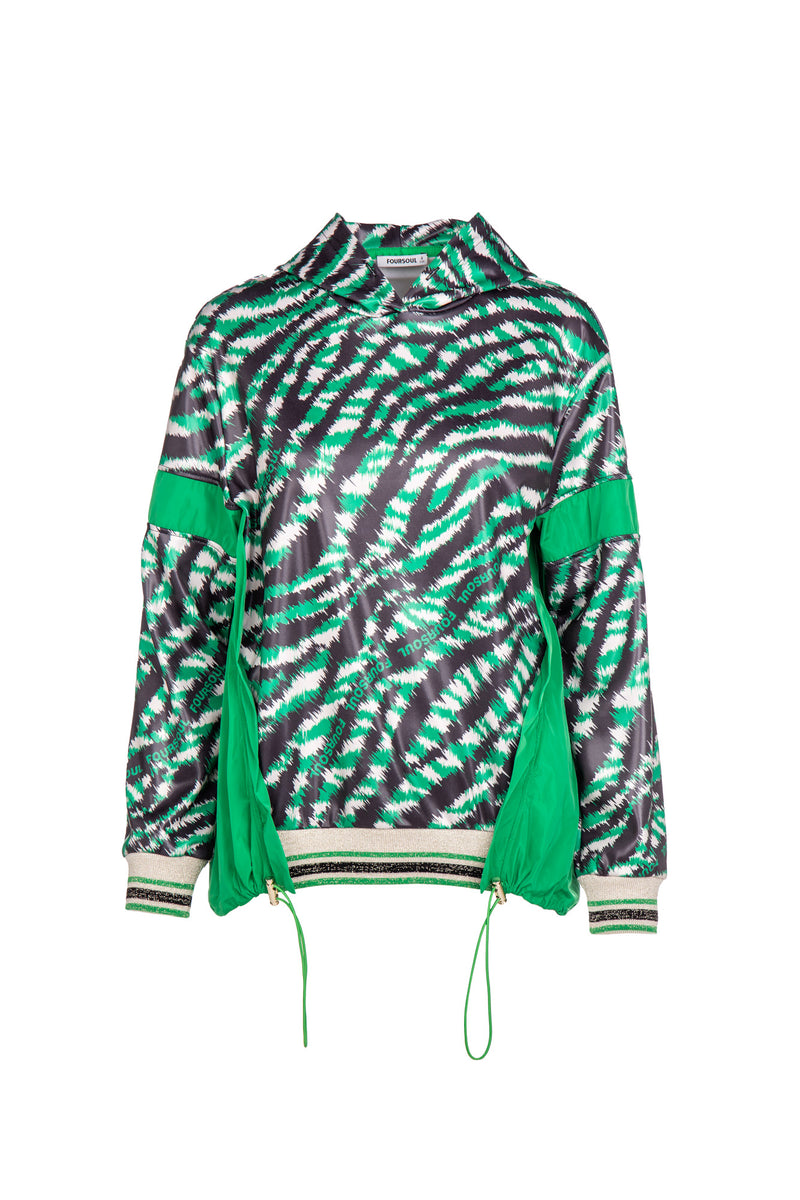 PRINTED ZEBRA SWEATSHIRT