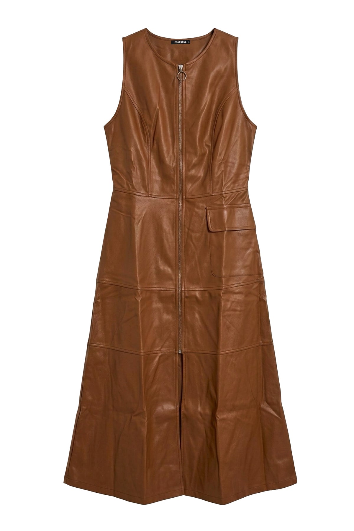 VESTIDO MIDI ECOPELE