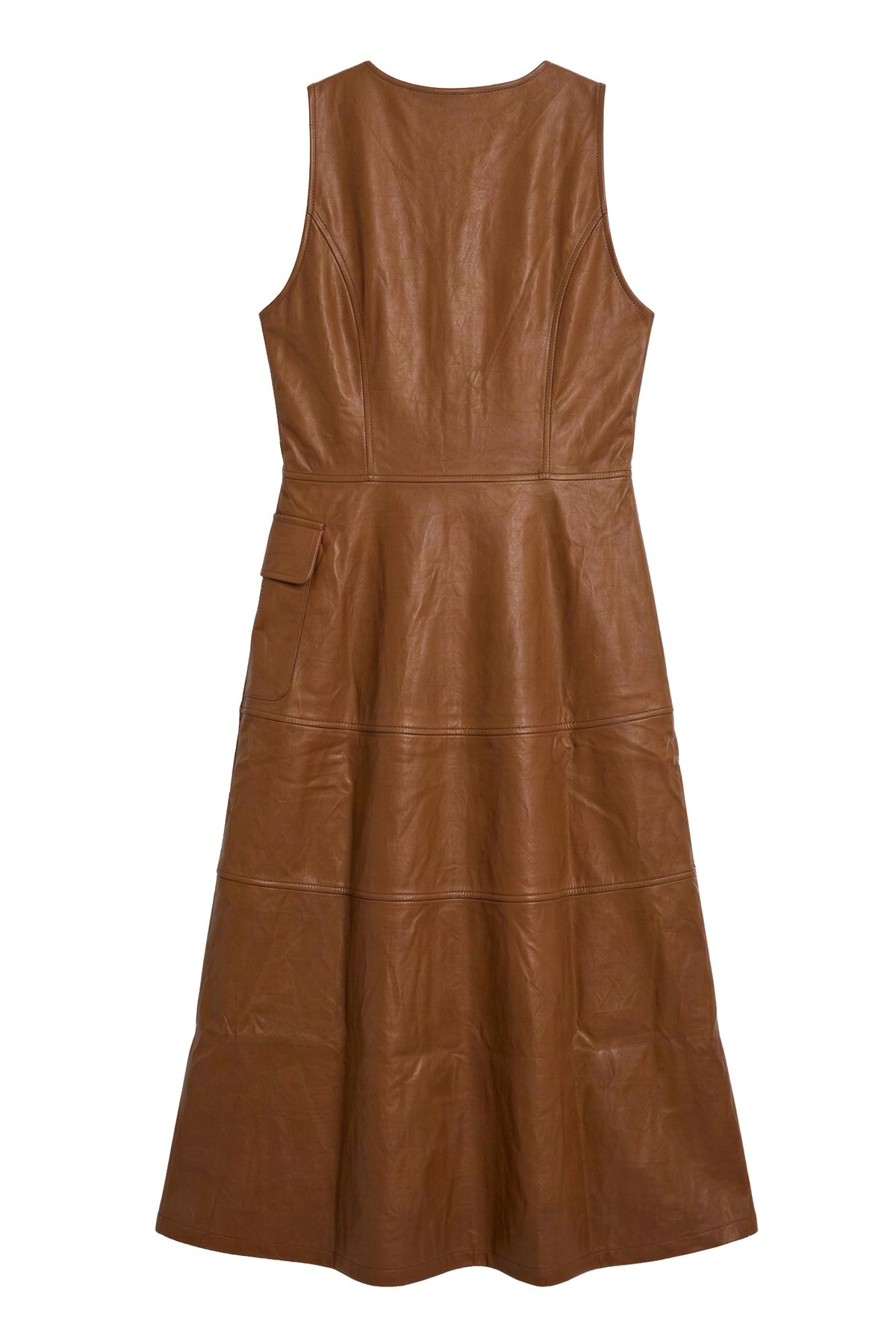 VESTIDO MIDI ECOPELE