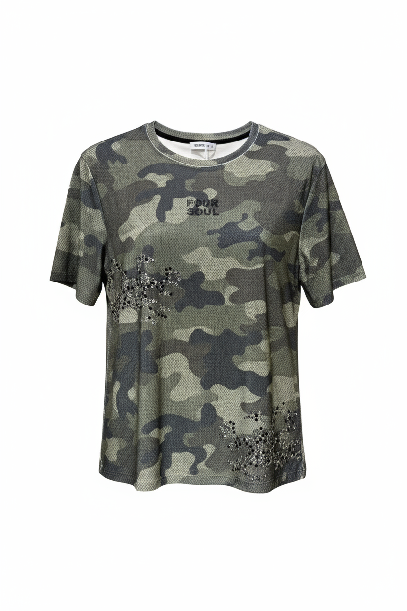 T-SHIRT EN VELOURS