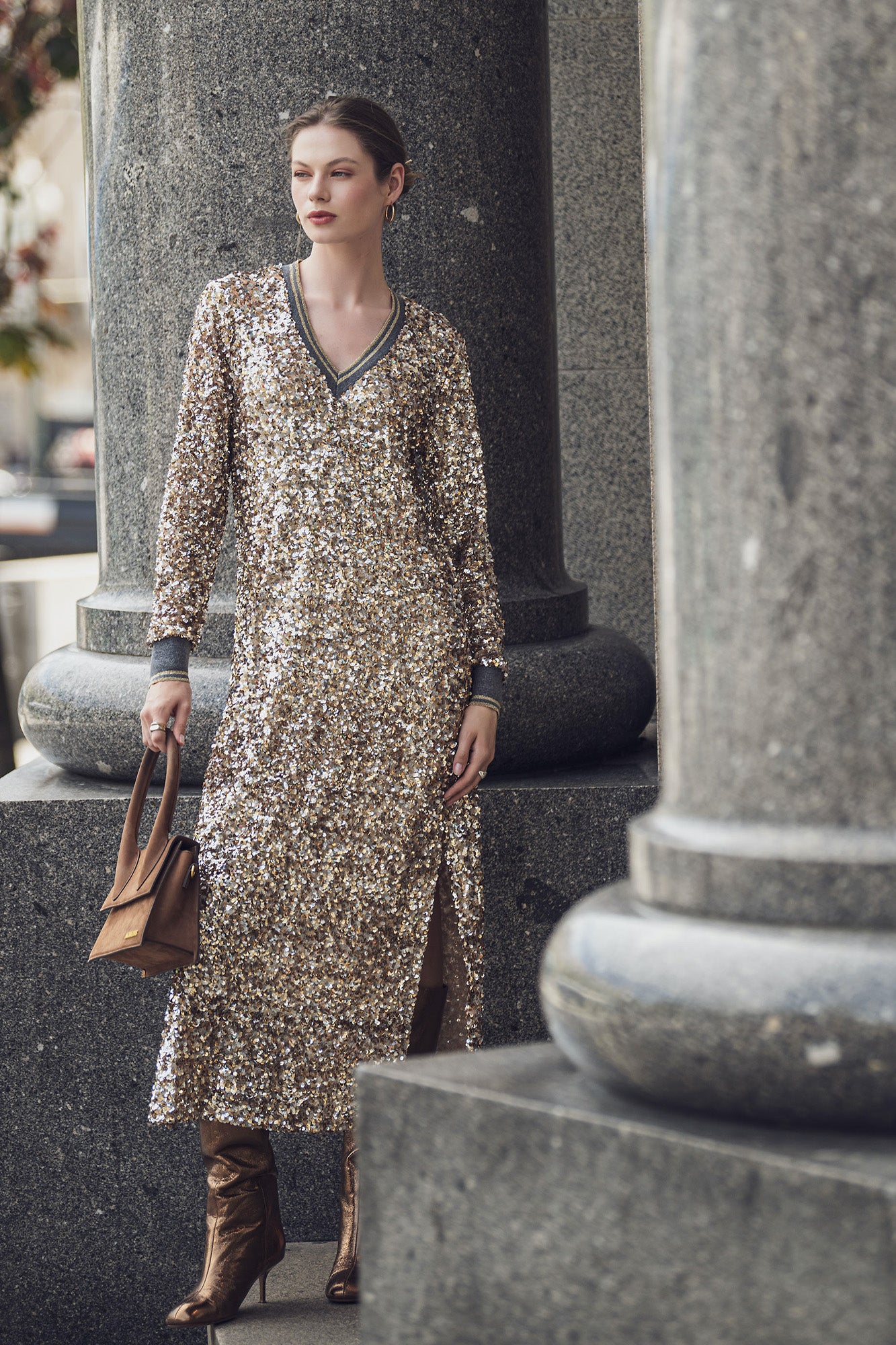 ROBE EN TRICOT FANTAISIE