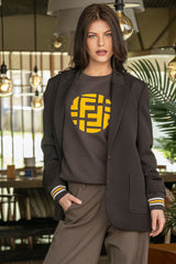 BLAZER COM TIRA RECTA