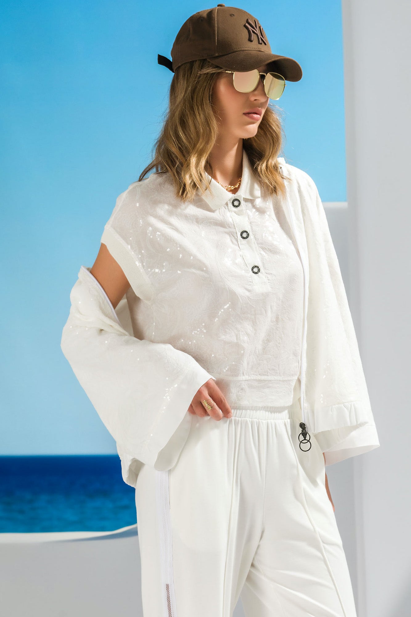 VESTE CHEMISE BRILLANTE