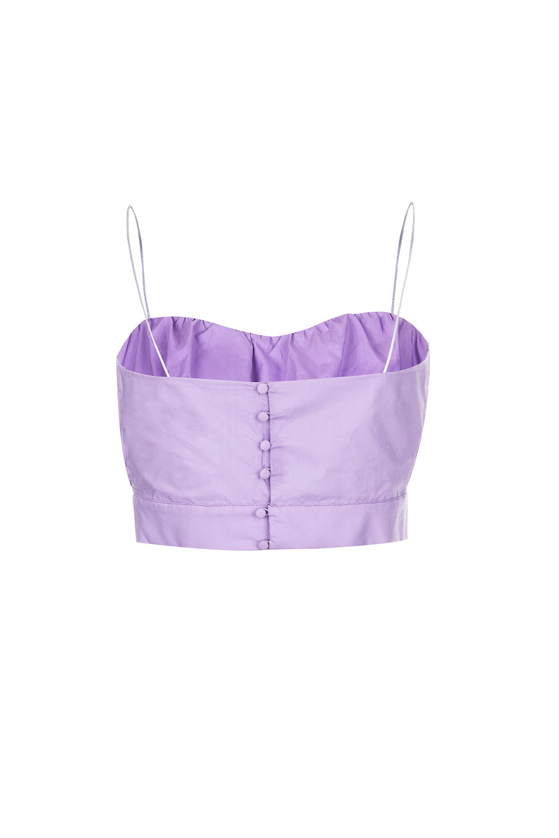 POPLIN CROP TOP