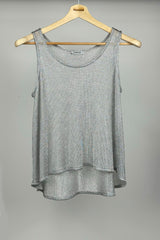 METTALLIC MESH TANK TOP