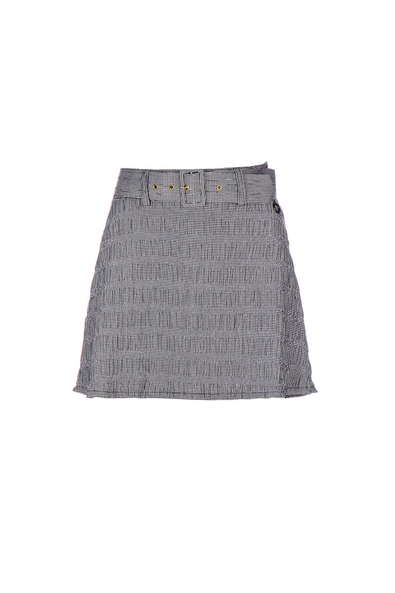 VICHY SKIRT-SHORTS