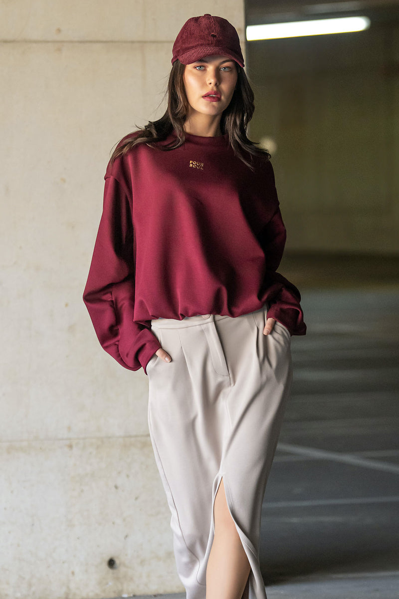 SWEAT MALHA ABALOADA