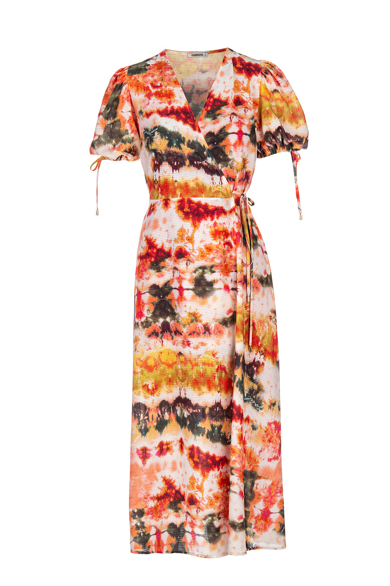 PRINTED LONG DRESS