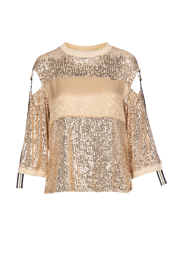 SEQUINS T-SHIRT