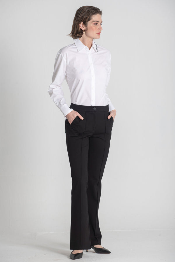 CALÇAS FLARE PUNTO ROMA