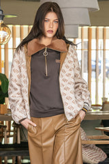 SWEAT MALHA COM FECHO