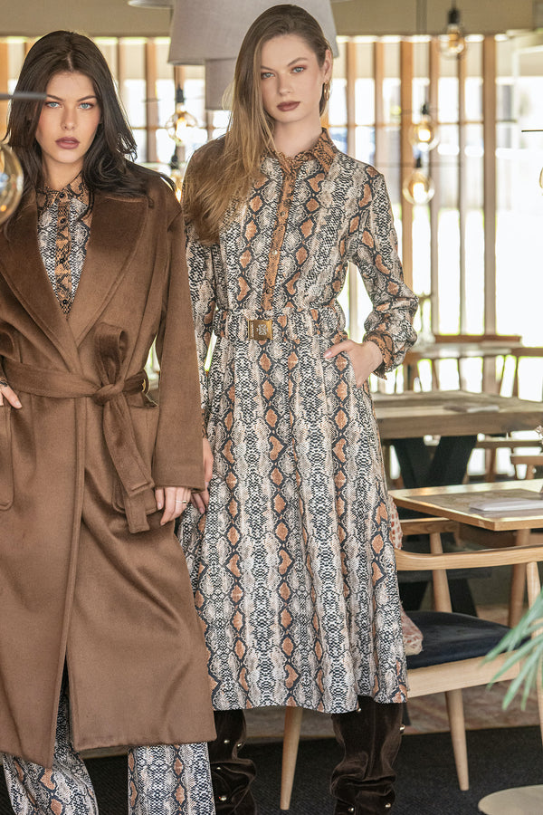 VESTIDO TECIDO CAMISEIRO