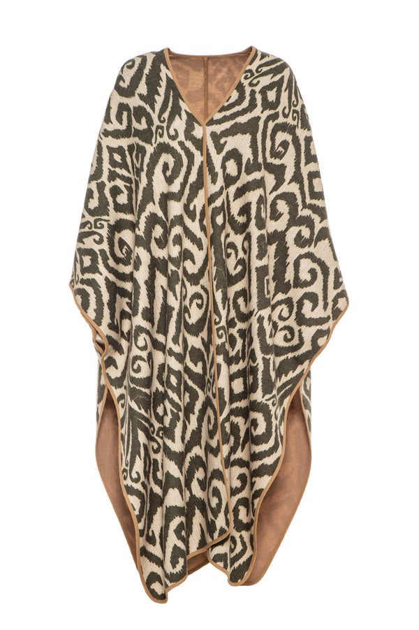 PRINTED PONCHO